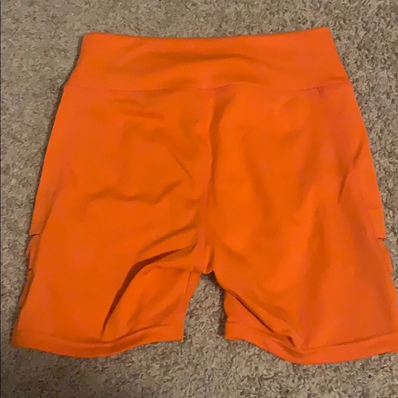 Elastic Biker Shorts with Side Cut Out Detail - Picture 4 of 5